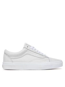 Vans Tenisówki Old Skool VN000E9TBPG1 Biały. Białe trampki Vans, bez wzorów, ze skóry, bez zapięcia. Za 429,99 zł.