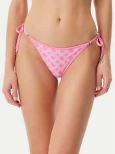 Guess Dół od bikini E5GO21 KCRL2 Różowy. Czerwone bikini Guess, z aplikacjami, z syntetyku. Za 149,99 zł.