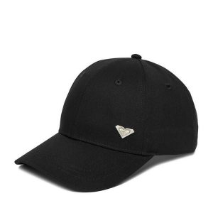 Czapka z daszkiem Roxy. Czarne czapki Roxy, bez wzorów. Za 59,99 zł.