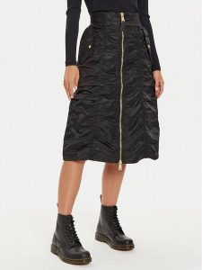 Alpha Industries Spódnica midi 148067 Czarny Regular Fit. Czarne spódnice Alpha Industries, s, bez wzorów, z syntetyku, midi. Za 279,99 zł.