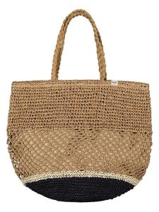 Barts Shopper bag "Morum" w kolorze jasnobrązowym - 60 x 50 cm rozmiar: onesize. Brązowe shopper bag Barts, bez wzorów, z materiału, na ramię, bez dodatków. Za 166,32 zł.