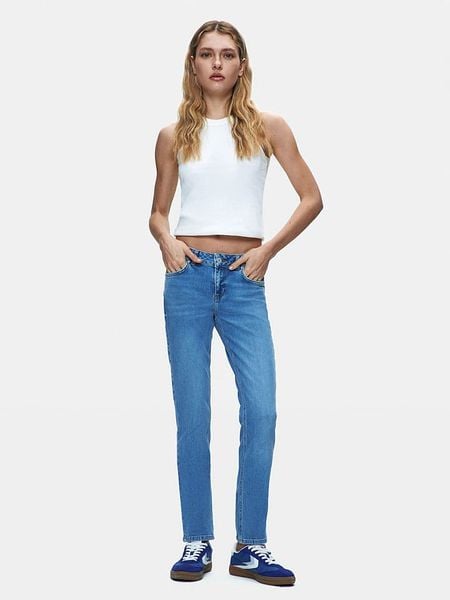 LTB Dżinsy "Fallon 200" - Slim fit - w kolorze niebieskim rozmiar: W26/L34. Niebieskie jeansy LTB, z aplikacjami. Za 130,50 zł.