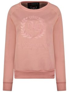 Maison Montaigne Bluza "Fimosai" w kolorze szaroróżowym rozmiar: L. Różowe bluzy Maison Montaigne, l, bez wzorów, bez kaptura. Za 87,81 zł.