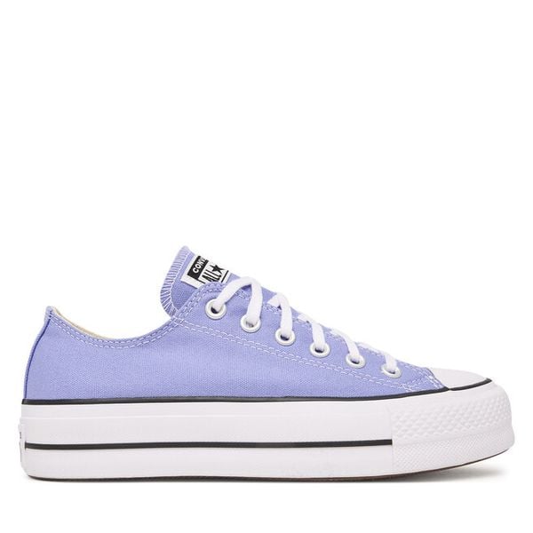 Trampki Converse. Fioletowe trampki Converse, bez wzorów, bez zapięcia. Za 399,99 zł.