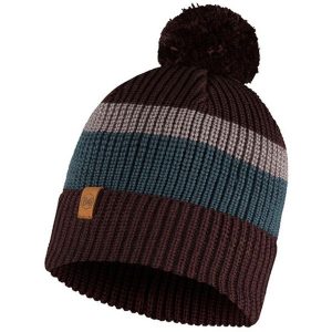 Czapka BUFF KNITTED HAT ELON. Brązowe czapki Buff, bez wzorów, sportowe. Za 108,00 zł.