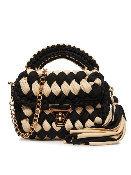 DeeZee Torebka BLBWB02 Czarny. Czarne torebki klasyczne DeeZee, bez wzorów, z materiału, bez dodatków. Za 129,99 zł.