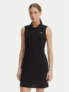 Guess Sukienka codzienna V6GK09 K3152 Czarny Regular Fit. Czarne kombinezony Guess, xl, z aplikacjami, bez kołnierzyka, bez ramiączek. Za 294,99 zł.