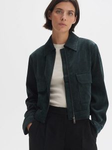 OPUS Kurtka koszulowa w kolorze morskim rozmiar: 42. Niebieskie kurtki Opus, bez wzorów, bez kaptura. Za 192,33 zł.