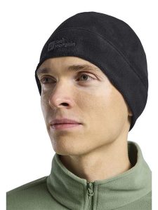 Jack Wolfskin Czapka beanie "Real Stuff" w kolorze antracytowym rozmiar: onesize. Czarne czapki Jack Wolfskin, bez wzorów, z materiału. Za 74,63 zł.