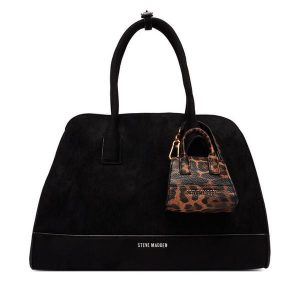 Torebka Steve Madden. Czarne torebki klasyczne Steve Madden, bez wzorów, bez dodatków. Za 559,99 zł.