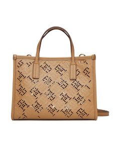 Tommy Hilfiger Torebka Th City Mini AW0AW17500 Brązowy. Brązowe torebki klasyczne TOMMY HILFIGER, bez wzorów, ze skóry, bez dodatków. Za 419,99 zł.
