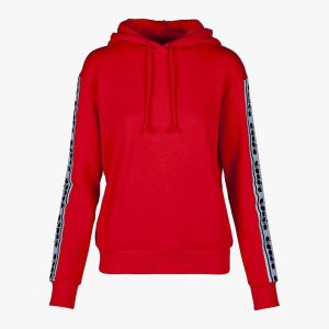 Bluza damska DIADORA L. HOODIE TROFEO. Czerwone bluzy Diadora, l, bez wzorów, bez kaptura. Za 89,99 zł.