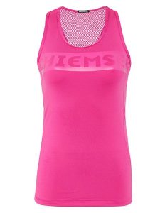 Chiemsee Top "Viviance" w kolorze różowym rozmiar: S. Różowe topy Chiemsee, s, bez wzorów, z bawełny, bez kołnierzyka, bez ramiączek. Za 104,99 zł.