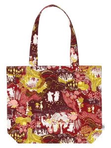 Moomin Torba ''Festive Moments'' w kolorze czerwono-żółtym na zakupy - 35 x 45 cm rozmiar: onesize. Czerwone shopper bag Moomin, bez wzorów, z bawełny, bez dodatków. Za 76,65 zł.