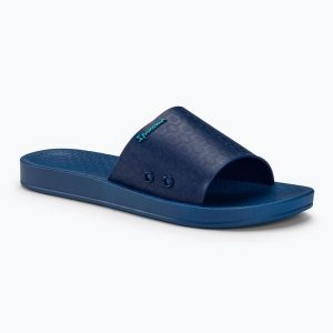Klapki damskie Ipanema Anat Classic. Niebieskie klapki Ipanema, bez wzorów, z materiału, bez obcasa. Za 89,99 zł.
