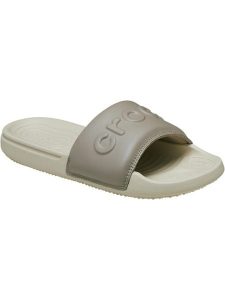Klapki Dla Dorosłych Crocs All Day Slide. Brązowe klapki Crocs, bez wzorów, z materiału, bez obcasa. Za 139,99 zł.