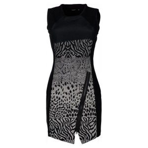 Desigual Sukienka Damska Santorini 36 Czarny. Sukienki marki Desigual. W wyprzedaży za 332,00 zł.
