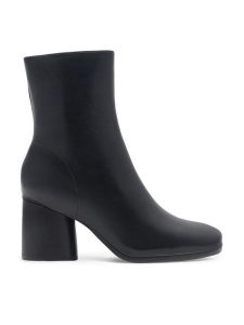 Jenny Fairy Botki Hailey LS5584-06 Czarny. Czarne botki Jenny Fairy, bez wzorów, ze skóry, bez obcasa, na słupku, bez zapięcia. Za 84,99 zł.
