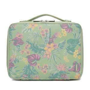 Kosmetyczka Roxy. Zielone kosmetyczki Roxy, bez wzorów. Za 119,99 zł.