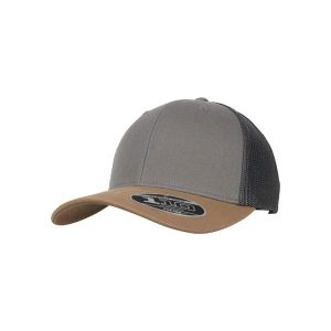 Czapka Flexfit 110 Trucker. Szare czapki FLEXFIT, bez wzorów, sportowe. Za 89,55 zł.