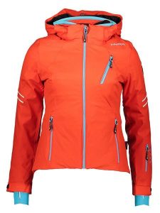 Hyra Kurtka narciarska "Les Deux Alpes" w kolorze czerwonym rozmiar: 42. Czerwone kurtki sportowe Hyra, m, bez wzorów, bez kaptura, narciarskie. Za 542,60 zł.