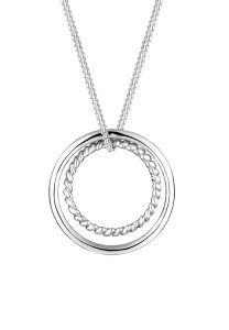 Elli Damski pierścionek Geo Basic Bi-Colour z pozłacanego srebra próby 925 Sterling Silver Naszyjniki 1 ct. Szare pierścionki Elli, pozłacane. Za 241,39 zł.