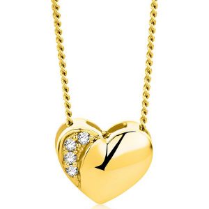 Diamant Exquis Złoty naszyjnik z diamentami - dł. 45 cm rozmiar: onesize. Żółte naszyjniki Diamant Exquis, z diamentem, złote. Za 2 166,99 zł.