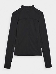 4F Bluza w kolorze czarnym rozmiar: M. Czarne bluzy 4f, m, bez wzorów, bez kaptura. Za 136,45 zł.