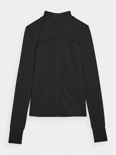 4F Bluza w kolorze czarnym rozmiar: M. Czarne bluzy 4f, m, bez wzorów, bez kaptura. Za 127,35 zł.