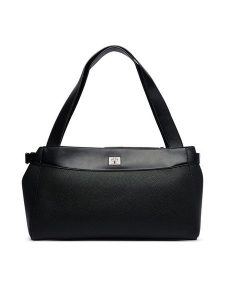 Calvin Klein Torebka Mix Media Work Tote LV04F3887G Czarny. Czarne torebki klasyczne Calvin Klein, bez wzorów, ze skóry, bez dodatków. Za 649,99 zł.