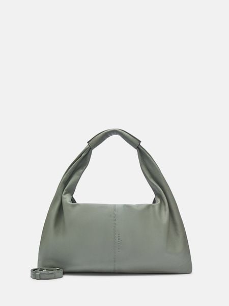 Liebeskind Berlin Skórzana torebka "Scarlet" w kolorze jasnozielonym - 45 x 25 x 10,5 cm rozmiar: onesize. Zielone torebki klasyczne Liebeskind Berlin, bez wzorów, z materiału, przez ramię, bez dodatków. Za 657,33 zł.