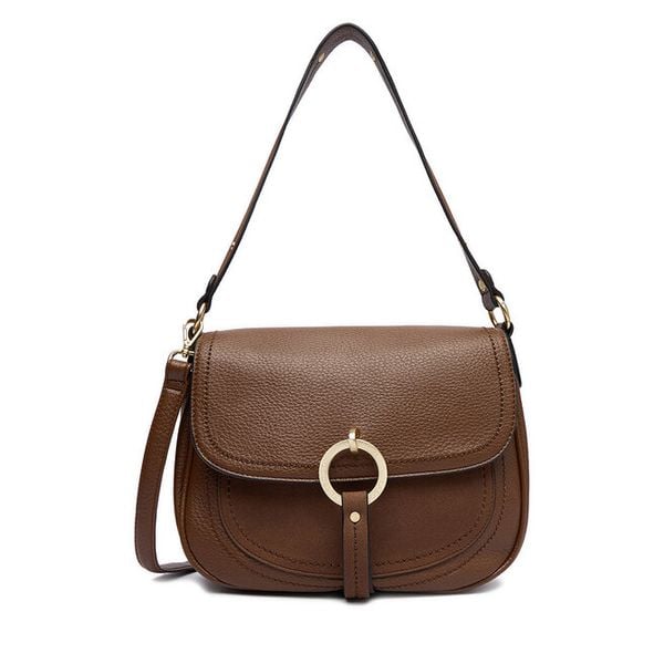 Torebka Lasocki. Brązowe torebki klasyczne Lasocki, bez wzorów, bez dodatków. Za 179,99 zł.