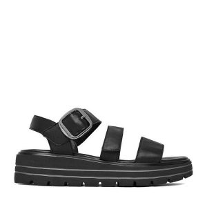 Sandały Remonte. Czarne sandały Remonte, bez wzorów, bez obcasa, na płaskiej podeszwie, bez zapięcia. Za 369,99 zł.