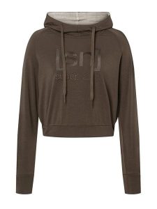 Super.natural Bluza "Liquid" w kolorze brązowym rozmiar: S. Brązowe bluzy super.natural, s, bez wzorów, z wełny, z kapturem. Za 252,99 zł.