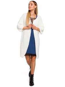 Made of emotion Kardigan w kolorze kremowym rozmiar: onesize. Brązowe kardigany Made Of Emotion. Za 159,45 zł.
