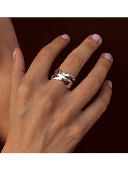 DI GIORGIO Srebrny pierścionek rozmiar: 50. Szare pierścionki DI GIORGIO, srebrne. Za 243,64 zł.