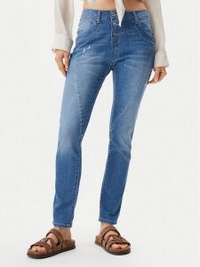 Please Jeansy P78ABQ2NTI Niebieski Regular Fit. Niebieskie jeansy Please, bez wzorów, z bawełny. Za 279,99 zł.