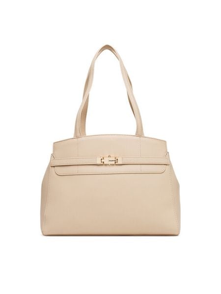 Valentino Torebka Fae Re VBS9AD01 Écru. Białe torebki klasyczne Valentino, bez wzorów, ze skóry, bez dodatków. Za 399,99 zł.