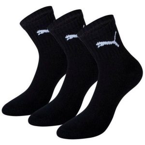 Skarpety Puma Short Crew 3Pack Unisex. Czarne skarpetki Puma, bez wzorów. Za 40,99 zł.