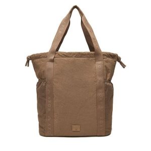 Torebka Roxy. Brązowe shopper bag Roxy, bez wzorów, bez dodatków. Za 149,99 zł.