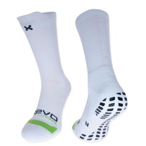Skarpety do piłki nożnej Proskary Revo antypoślizgowe. Białe skarpetki Proskary, bez wzorów. Za 79,99 zł.