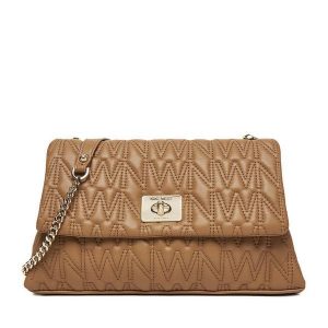 Torebka Nine West. Brązowe torebki klasyczne Nine West, bez wzorów, bez dodatków. Za 229,99 zł.