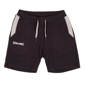 Szorty damskie Spalding Flow. Czarne szorty SPALDING, bez wzorów, sportowe. Za 232,50 zł.