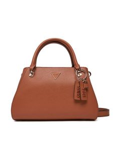 Guess Torebka Noelle II HWZG96 72070 Brązowy. Brązowe torebki klasyczne Guess, z aplikacjami, ze skóry, bez dodatków. Za 469,99 zł.