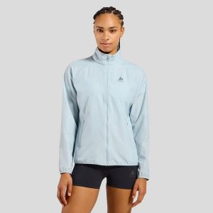 Kurtka damska ODLO Jacket ESSENTIAL LIGHT. Brązowe kurtki ODLO, bez wzorów, bez kaptura. Za 399,99 zł.