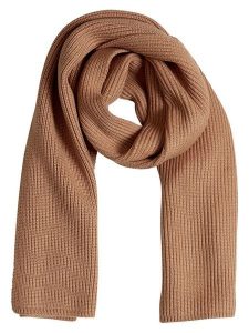 MOSS COPENHAGEN Szal "Rachelle" w kolorze karmelowym rozmiar: onesize. Brązowe szaliki Moss Copenhagen, bez wzorów, z materiału. Za 82,99 zł.