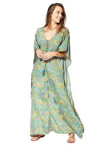 Ipanima Sukienka w kolorze zielonym rozmiar: 34-40. Zielone sukienki Ipanima, na co dzień, bez wzorów, bez kołnierzyka, bez ramiączek, maxi, proste. Za 78,99 zł.