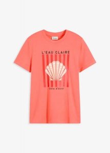 T-shirt z czystej bawełny. Białe t-shirty bonprix, bez wzorów, z bawełny, bez kołnierzyka, bez ramiączek. Za 32,99 zł.