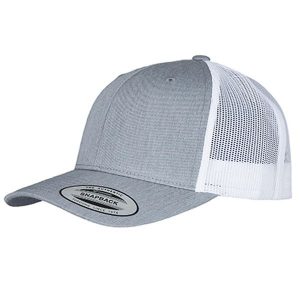 Dwukolorowa Czapka Trucker Retro. Białe czapki FLEXFIT, bez wzorów, retro. Za 58,99 zł.