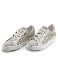 Anna Morellini Skórzane sneakersy "Gisara" w kolorze beżowym rozmiar: 38. Brązowe trampki Anna Morellini, bez wzorów, bez zapięcia. Za 346,99 zł.